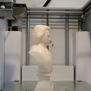 Ludwig van Beethoven bust model printing miniature assembly file stl-obj for 3D Printer afbeelding 19