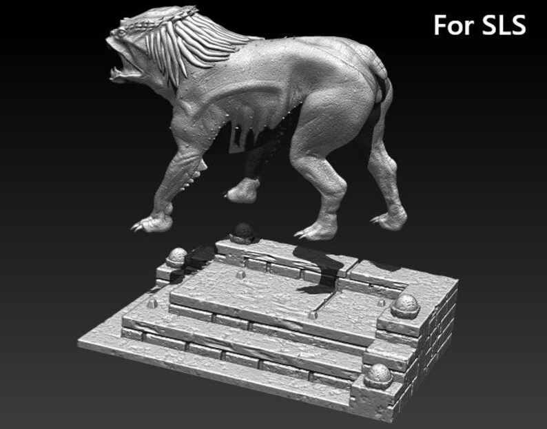 Predator Dog 3D Model STL File for 3D Printing image 15