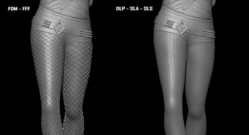 Harley Quinn Suicide Squad file STL-OBJ For 3D printer immagine 17