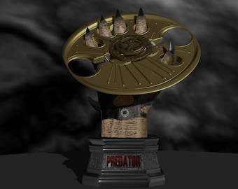 Predator 2 Smart Disc with Predator Hand File STL – OBJ for 3D Printing