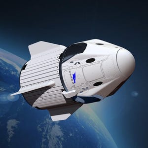 SpaceX Crew Dragon Model Printing File STL - OBJ for 3D Printing