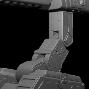 Predator Shoulder Cannon plasma Two Size File for 3D Printer - Model Printing image 7
