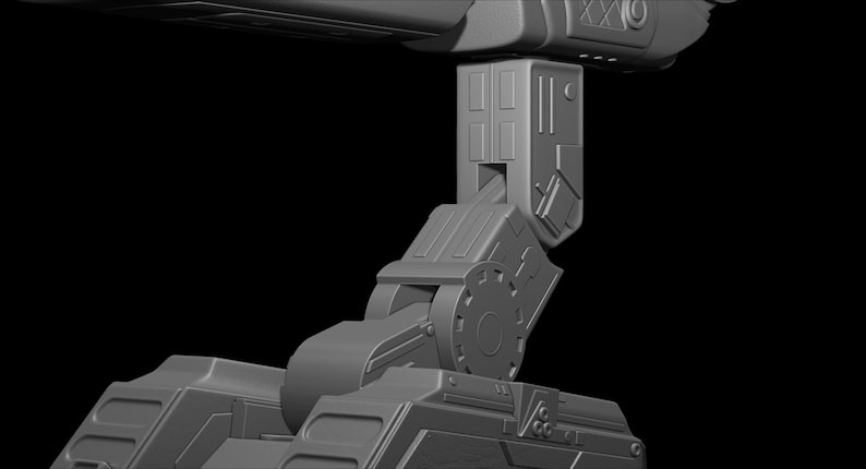 Predator Shoulder Cannon plasma Two Size File for 3D Printer - Model Printing image 7