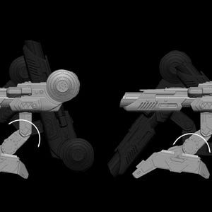 Predator Shoulder Cannon plasma Two Size File for 3D Printer - Model Printing image 11