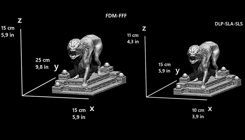 Predator Dog 3D Model STL File for 3D Printing image 18