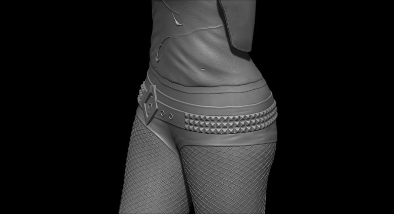 Harley Quinn Suicide Squad file STL-OBJ For 3D printer immagine 13