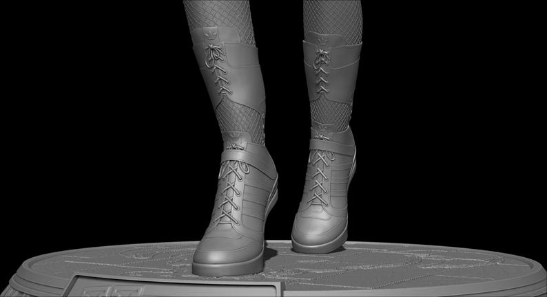 Harley Quinn Suicide Squad file STL-OBJ For 3D printer immagine 11