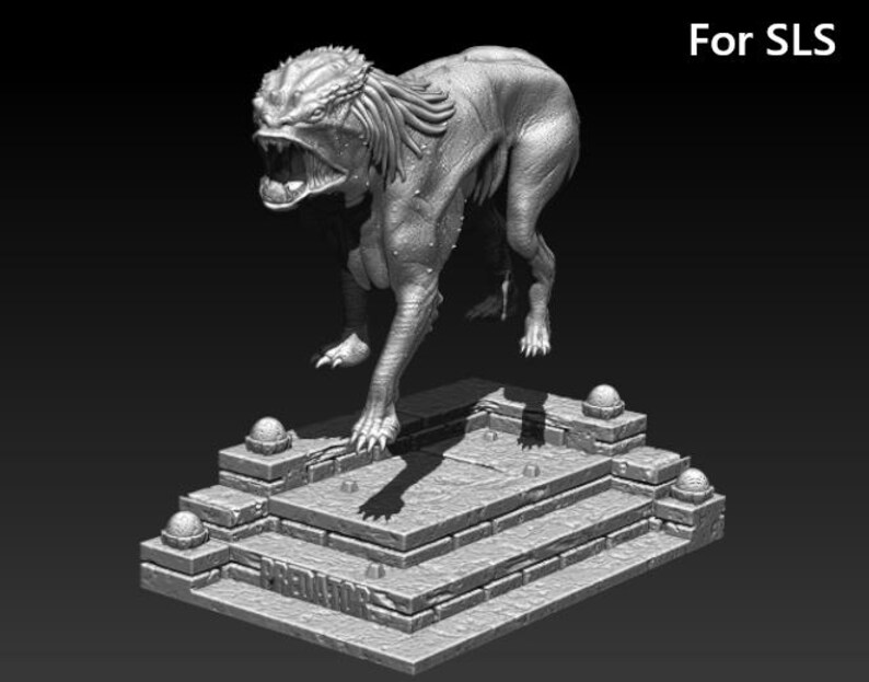 Predator Dog 3D Model STL File for 3D Printing image 14