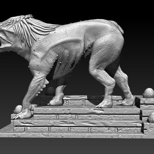 Predator Dog 3D Model STL File for 3D Printing image 6