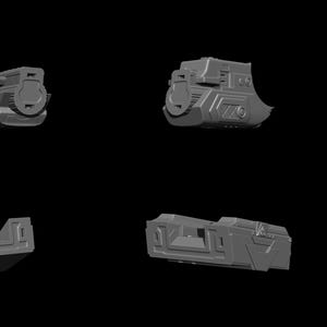 Predator Shoulder Cannon plasma Two Size File for 3D Printer - Model Printing image 17