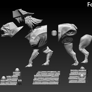 Predator Dog 3D Model STL File for 3D Printing image 16