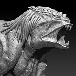 Predator Dog 3D Model STL File for 3D Printing image 11