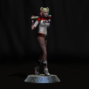 Harley Quinn Suicide Squad file STL-OBJ For 3D printer immagine 3