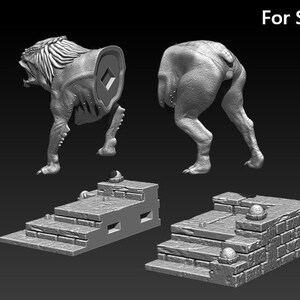 Predator Dog 3D Model STL File for 3D Printing image 13