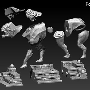Predator Dog 3D Model STL File for 3D Printing image 17