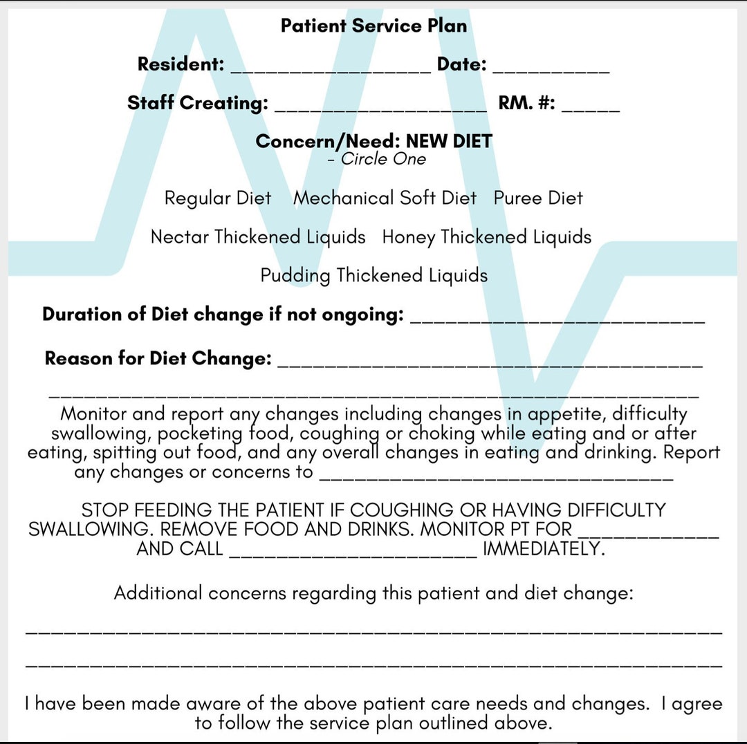 Patient Care Plan - Etsy