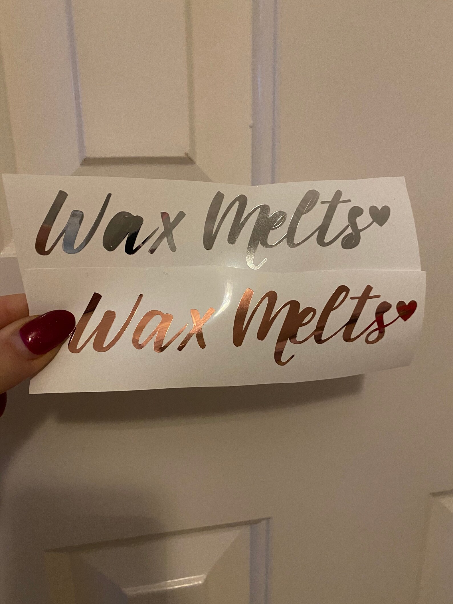 Wax Melts Vinyl Sticker Label Etsy