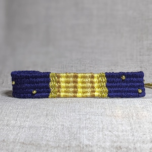 Handwoven Bracelet, Minimalist Bracelet, Woven Boho Jewelry, Fabric Bracelet, Textile jewelry, Gifts for her / woman, Weaving