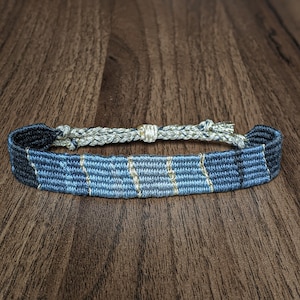 Handwoven Bracelet, Minimalist Fabric Bracelet, Loom Woven Boho Jewelry, Textile jewelry, Gifts for man and woman / her / mother, Weaving