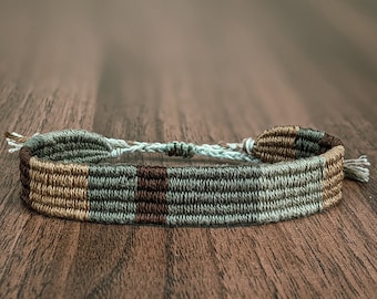 Handwoven Bracelet, Minimalist Fabric Woven Bracelet, Textile jewelry, Gifts for man and woman, her, mother, husband, boyfriend, Weaving