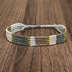 Handwoven Bracelet, Minimalist Bracelet, Woven Jewelry, Loom Woven Bracelet, Textile jewelry, Gifts for man and woman, Woven Boho Jewelry