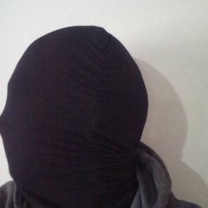 Plain Black Full Head Mask - Etsy