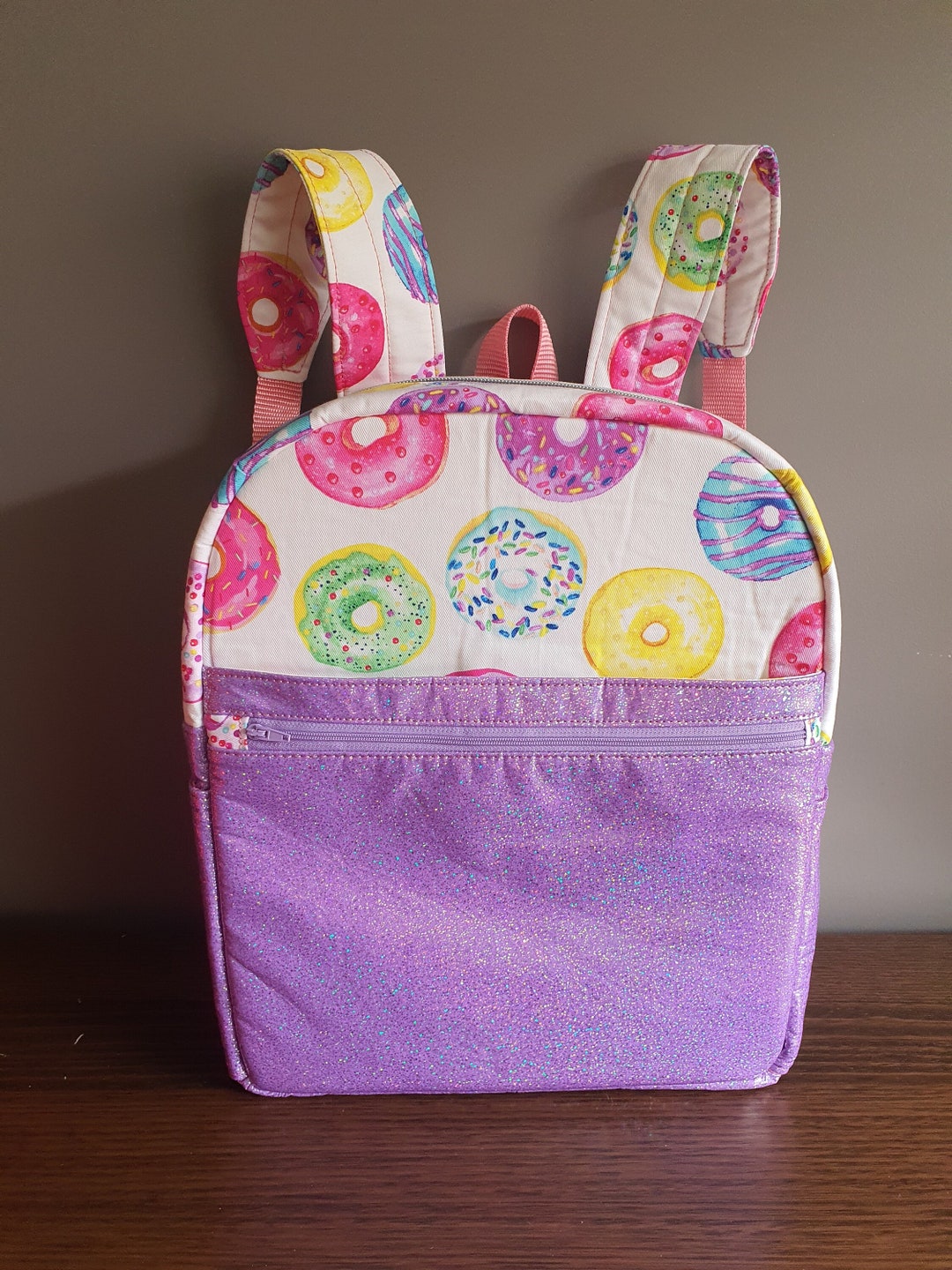 Holographic Donut Backpack Backpack Glitter Backpack Etsy Australia