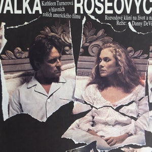 Cartel original de la película checa para la guerra de las rosas