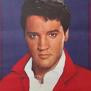 Vintage Elvis Presley Poster
