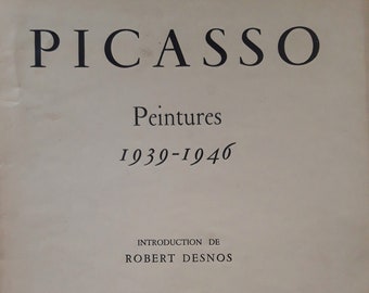 Picasso 1946 Folio of 16 Color Prints Peintures 1939-1946 Paris