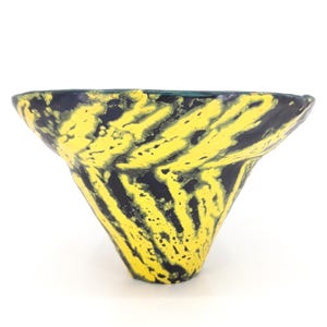 Mid-Century Hungarian Studio Pottery Bowl by Livia Gorka