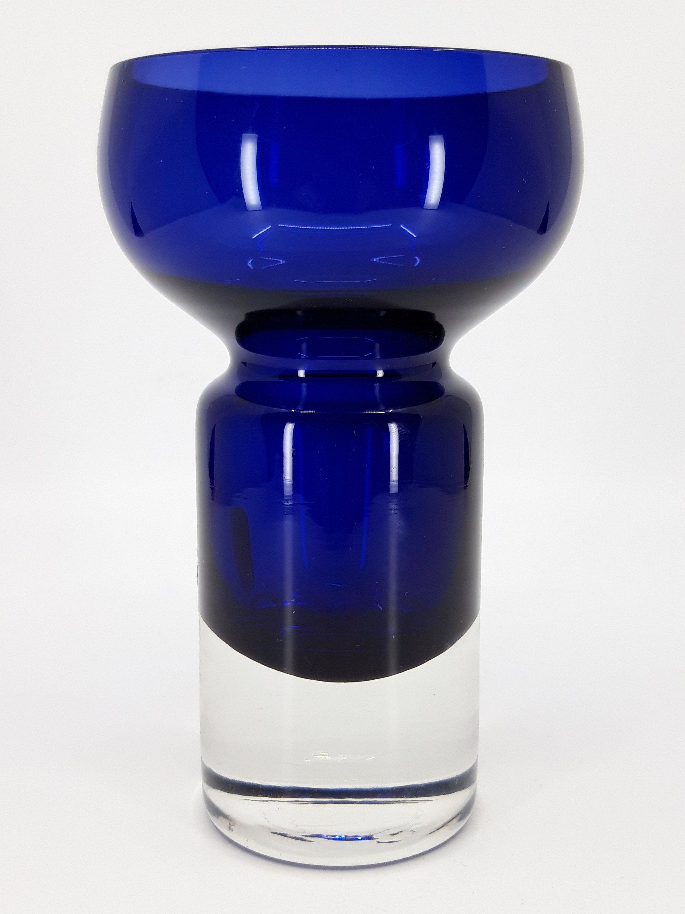 ヴィンテージ ドイツ デレンブルク ハルツ クリスタル ガラス花瓶