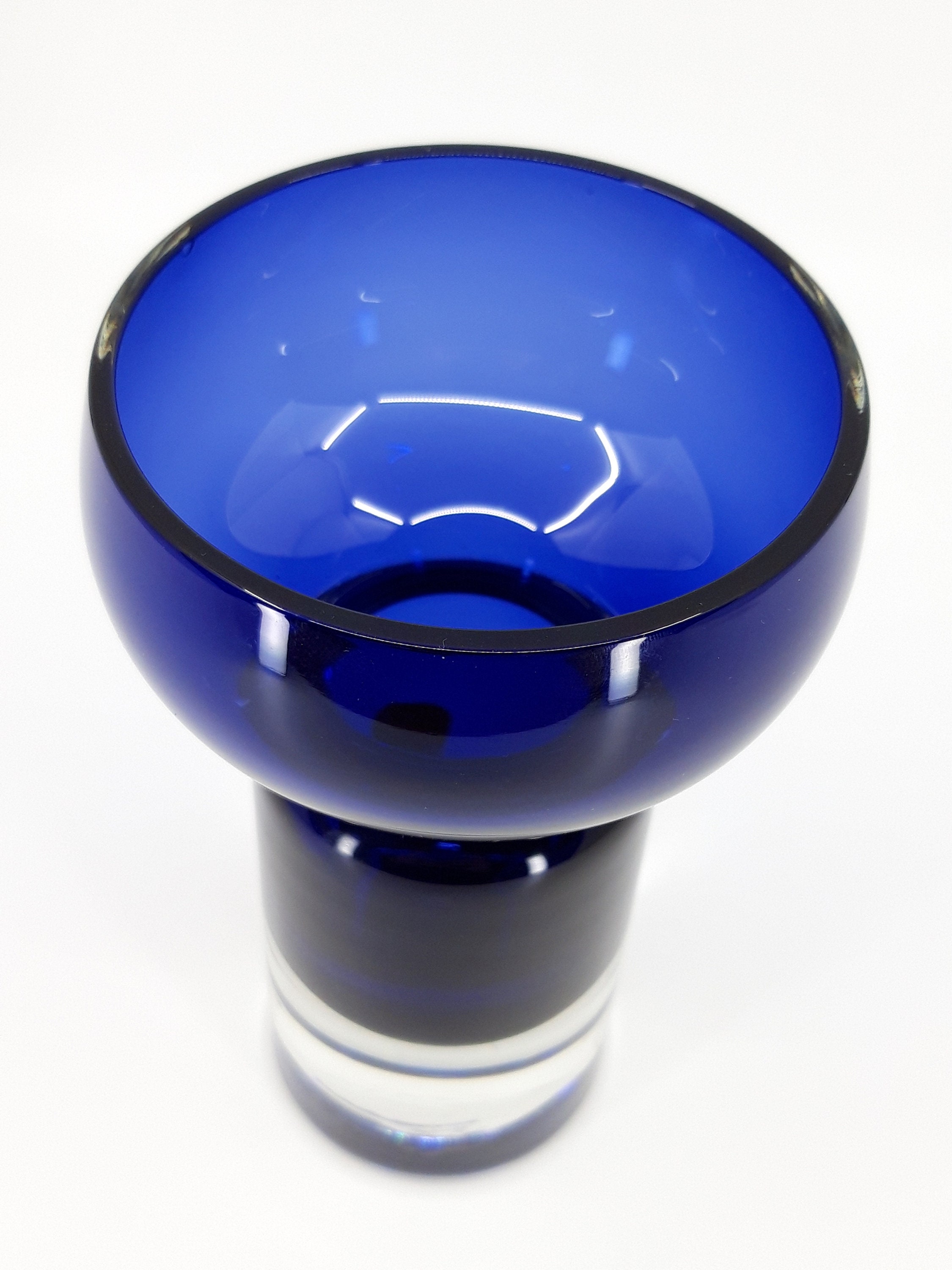 ヴィンテージ ドイツ デレンブルク ハルツ クリスタル ガラス花瓶