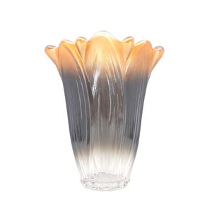 German Waltherglas Pressed Glass Vase