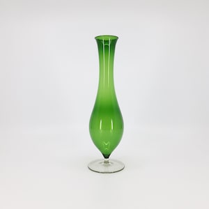 Mid-Century Hand-made German Lauscha Glass Vase