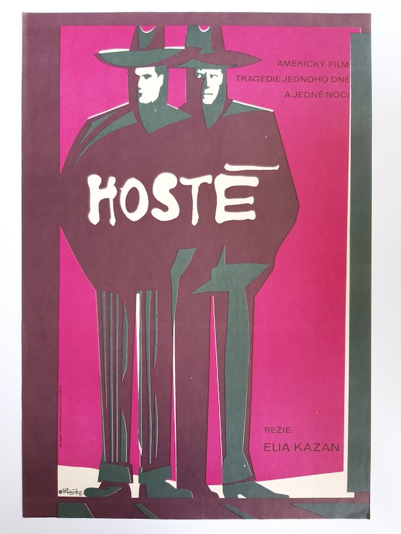 Original Czech Film Poster the Visitors - Etsy