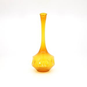 Mid-Century Hand-made German Lauscha Glass Vase