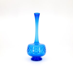 Vase Mid-Century en Verre Lauscha Fabriqué à la Main, Allemagne