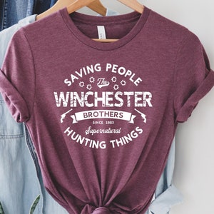 Supernatural T Shirt | Supernatural Shirt | Winchester Brothers T Shirt | Sam Winchester | Dean Winchester | Mens T Shirt | Womens T Shirt
