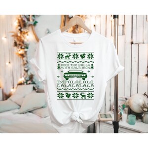 Camiseta sobrenatural / Camisetas sobrenaturales / Camiseta navideña sobrenatural / Suéter navideño feo / Camiseta navideña sobrenatural / Camiseta navideña imagen 3