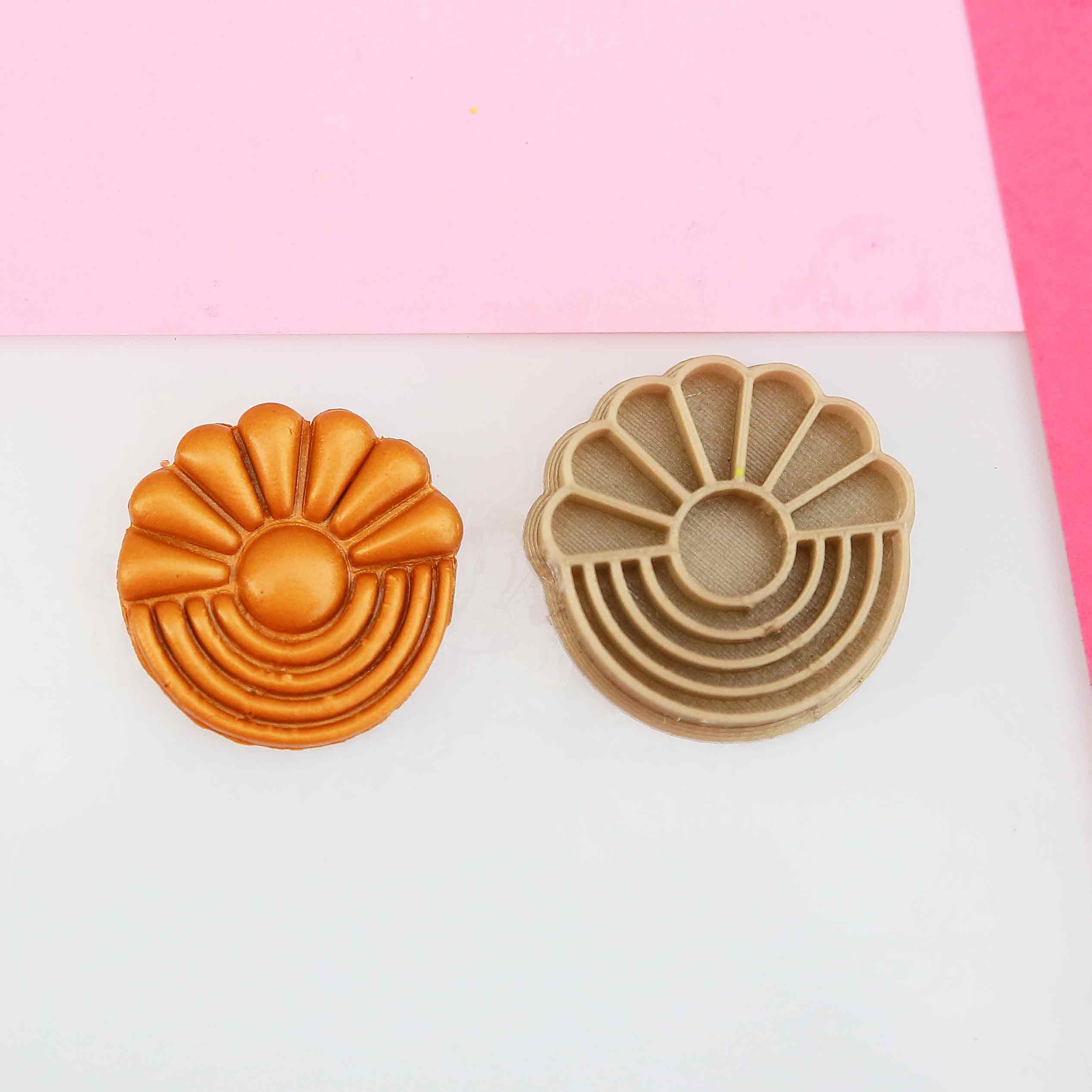 Polymer Clay Stamp Cutter Shapes Rainbow Plus Daisy Stamp Etsy