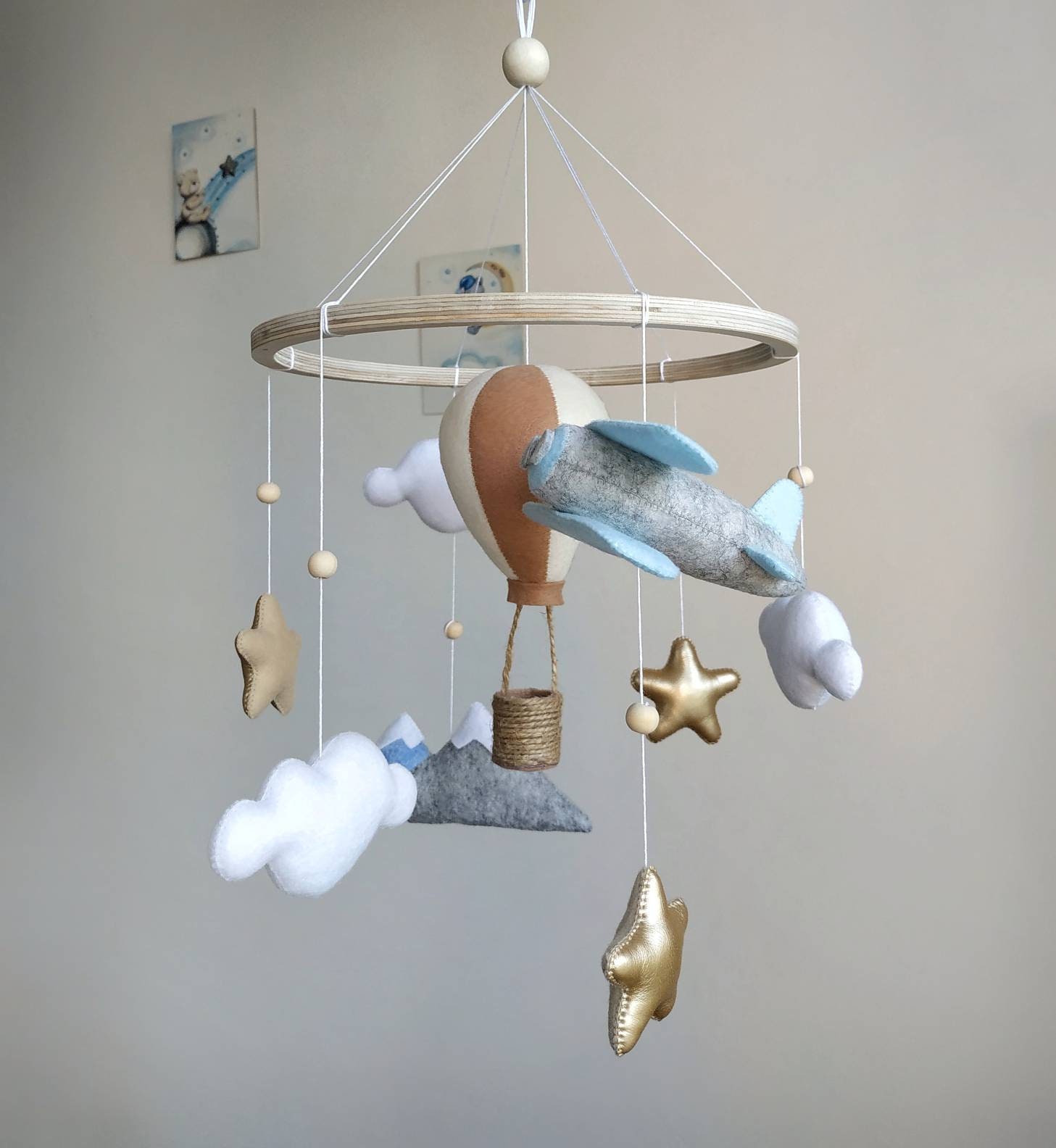 Travel Nursery Mobile. Adventure Baby Room Decor. Baby Boy - Etsy Australia