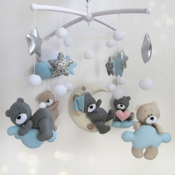 bear cot mobile