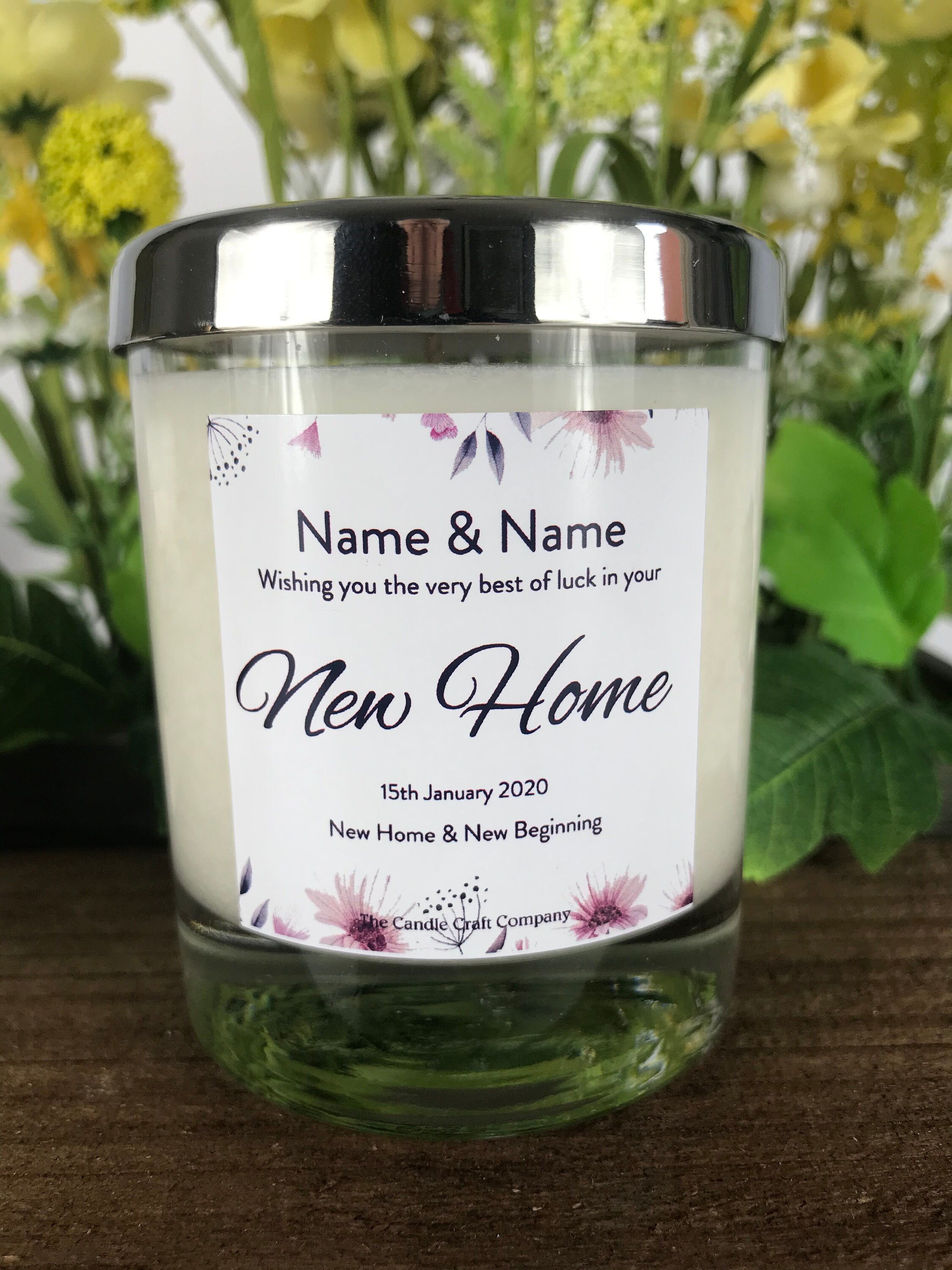 Personalised New Home Scented Candle. Home Decor Candle. New Etsy