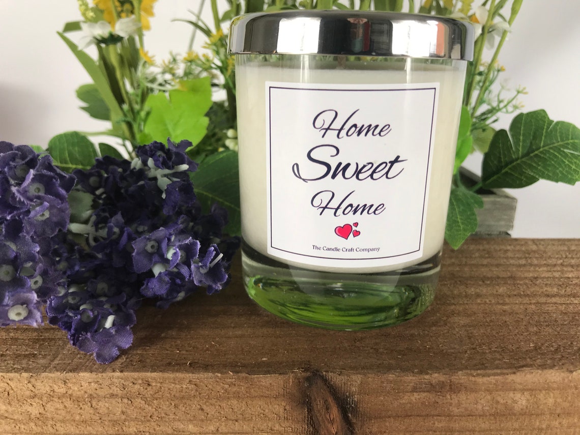 Home Sweet Home Scented Candle. Home Decor Candle. New Home Etsy UK