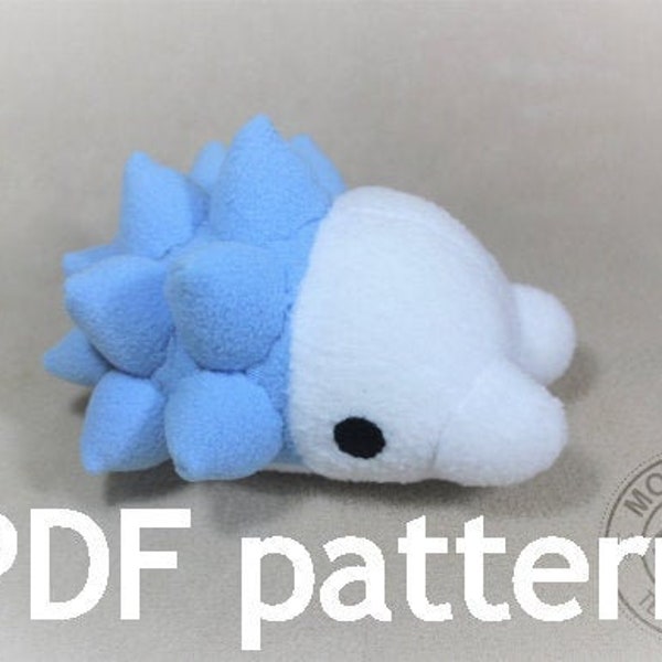 Snom Pokemon Pattern plush toy PDF plush sewing pattern