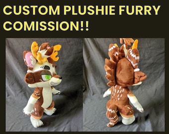 Custom Commission Furry Plushie , read the description.Do not buy this ad.