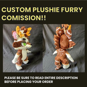 Custom Commission Furry Plushie