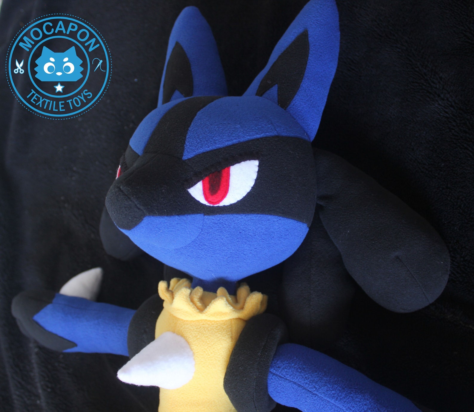 LUCARIO Pokemon Plushie | Etsy