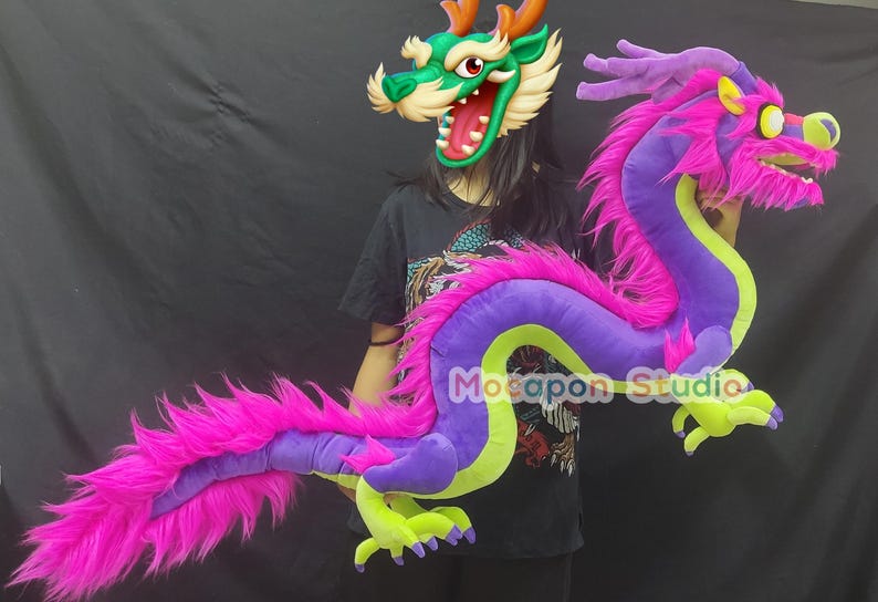 Chinese Draak knuffel afbeelding 1